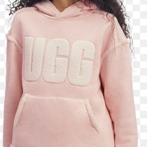 UGG SWEART, pink unisex pockets in the front and lined on the inside with wool